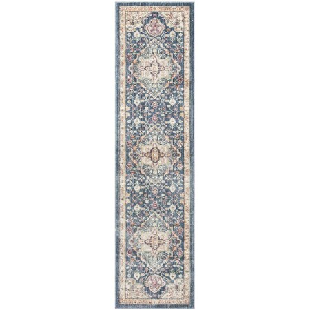 Safavieh Illusion Power Loomed Runner RugBlue & Purple 2 ft.-3 in. x 8 ft. ILL707H-28
